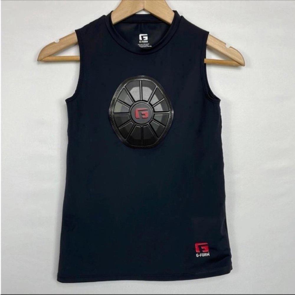 G Form‎ Kids Baseball Chest Protective Black M